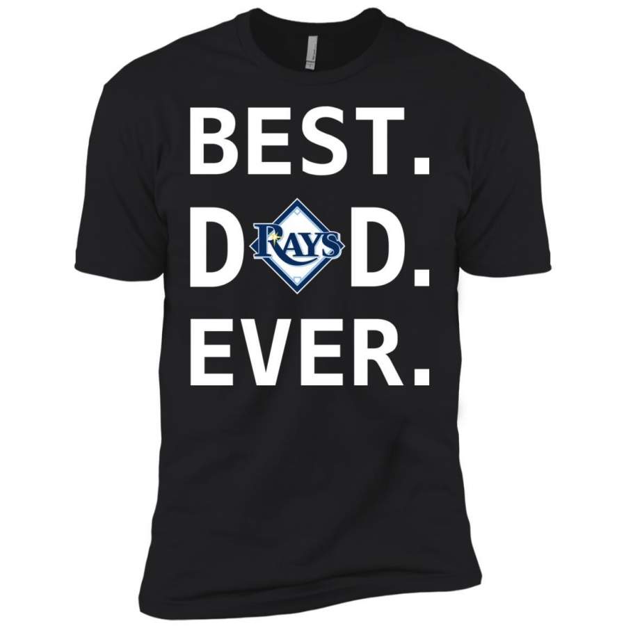 Best Tampa Bay Rays Dad Ever Baseball Fathers Day Shirt