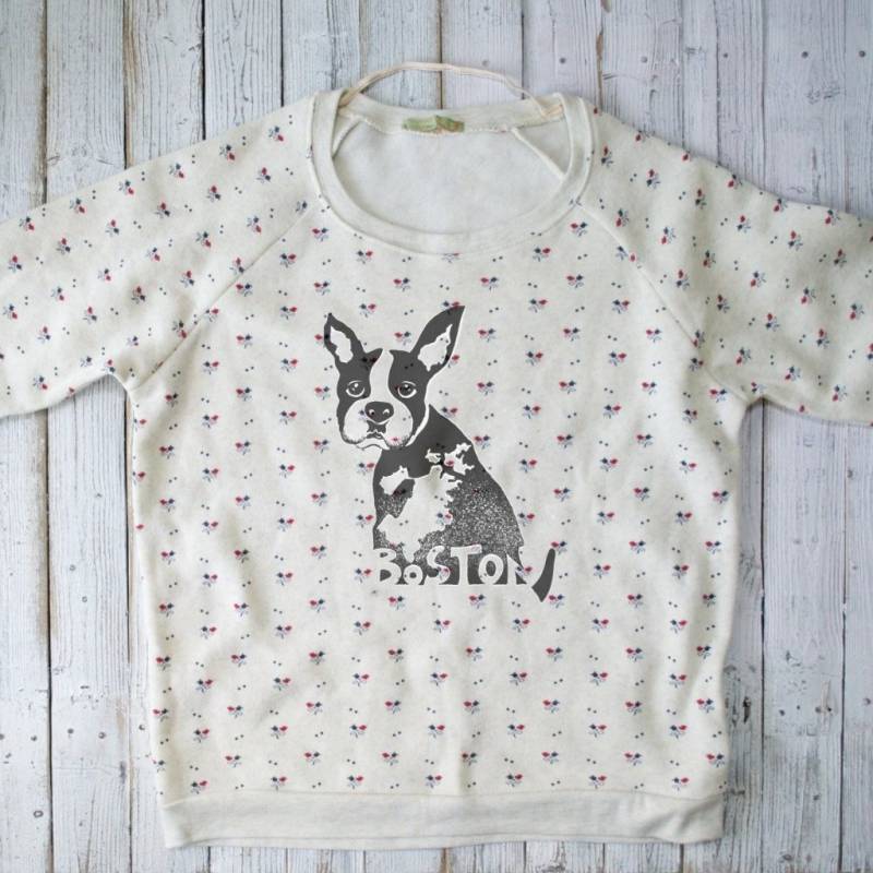 BOSTON, Daisy Print Sweatshirt : LIMITED