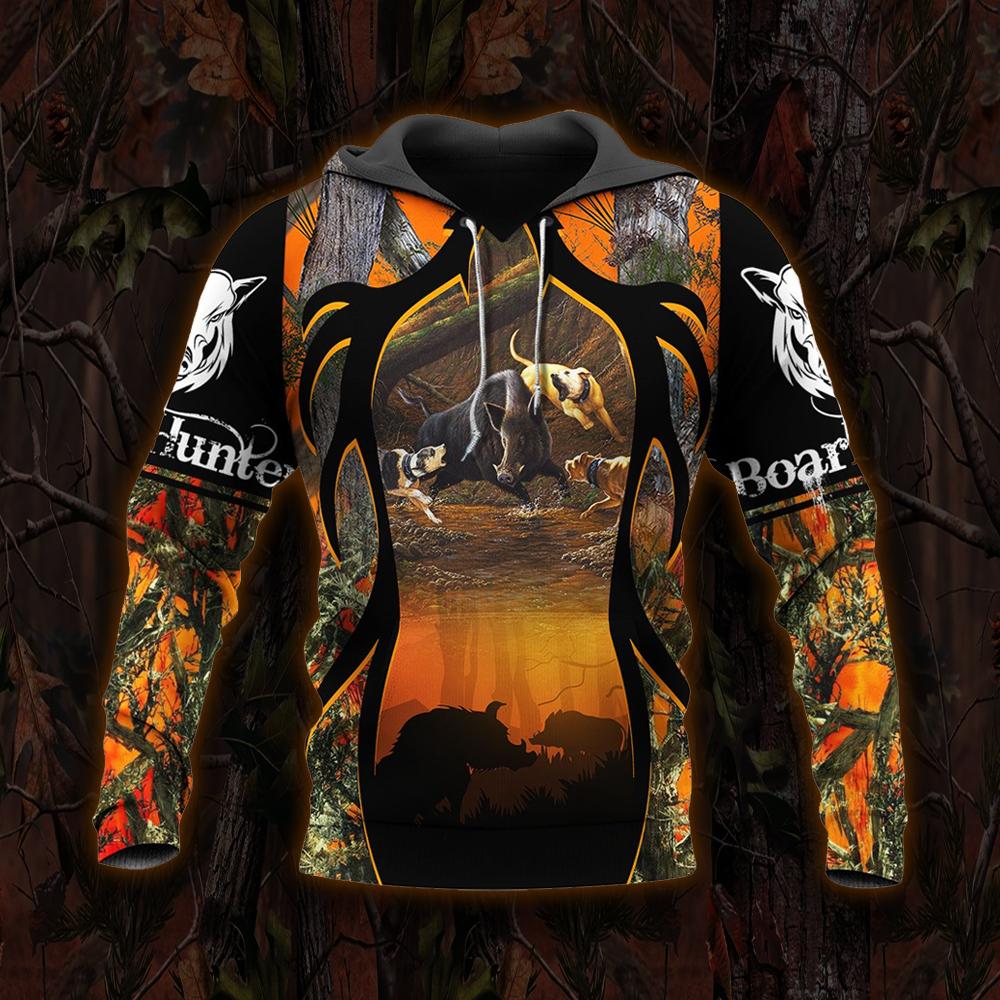 Boar Hunting 3D All Over Print | Hoodie | Unisex | Full Size | Adult | Colorful | HT3403