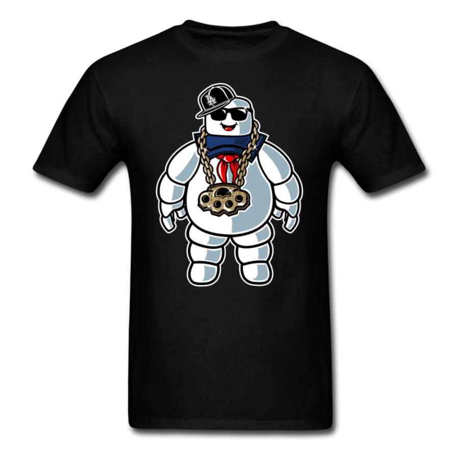 Ghostbusters Marshmallow Man as Ghetto Gangsta | Men’s T-Shirt