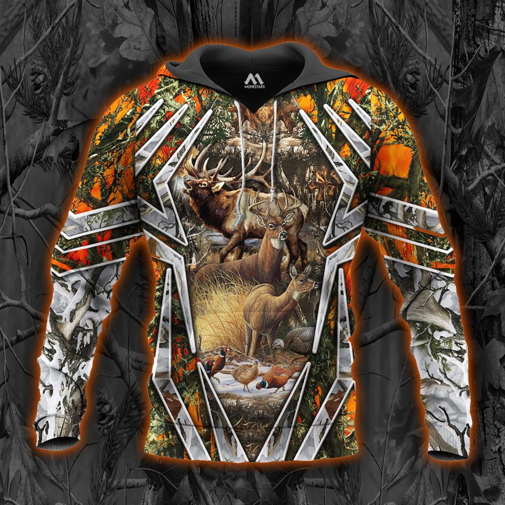 Beautiful Hunting 3D All Over Print | Hoodie | Unisex | Full Size | Adult | Colorful | HT3483