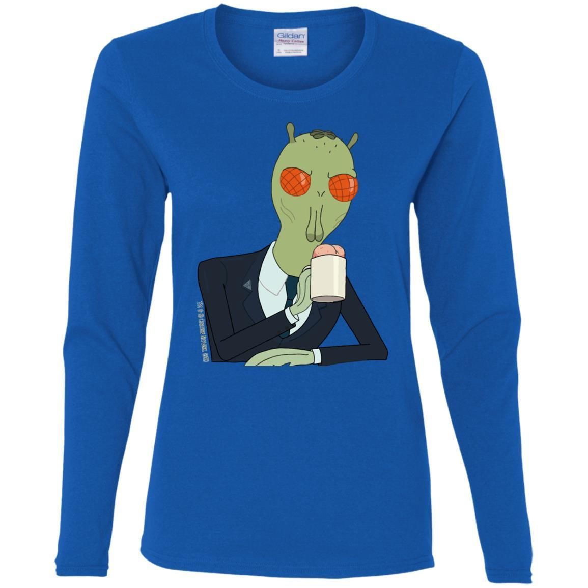 Rick And Morty Cornvelious Daniel Women Long Sleeve Shirt