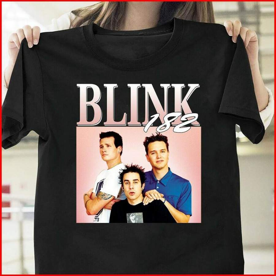 Blink 182 90s Vintage Black T-shirt