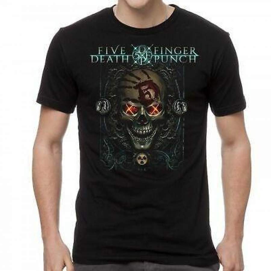 Five Finger Death Punch Iron Skull Black T-shirt