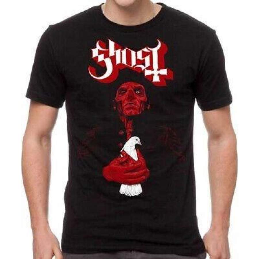 Ghost Dove Red T-shirt