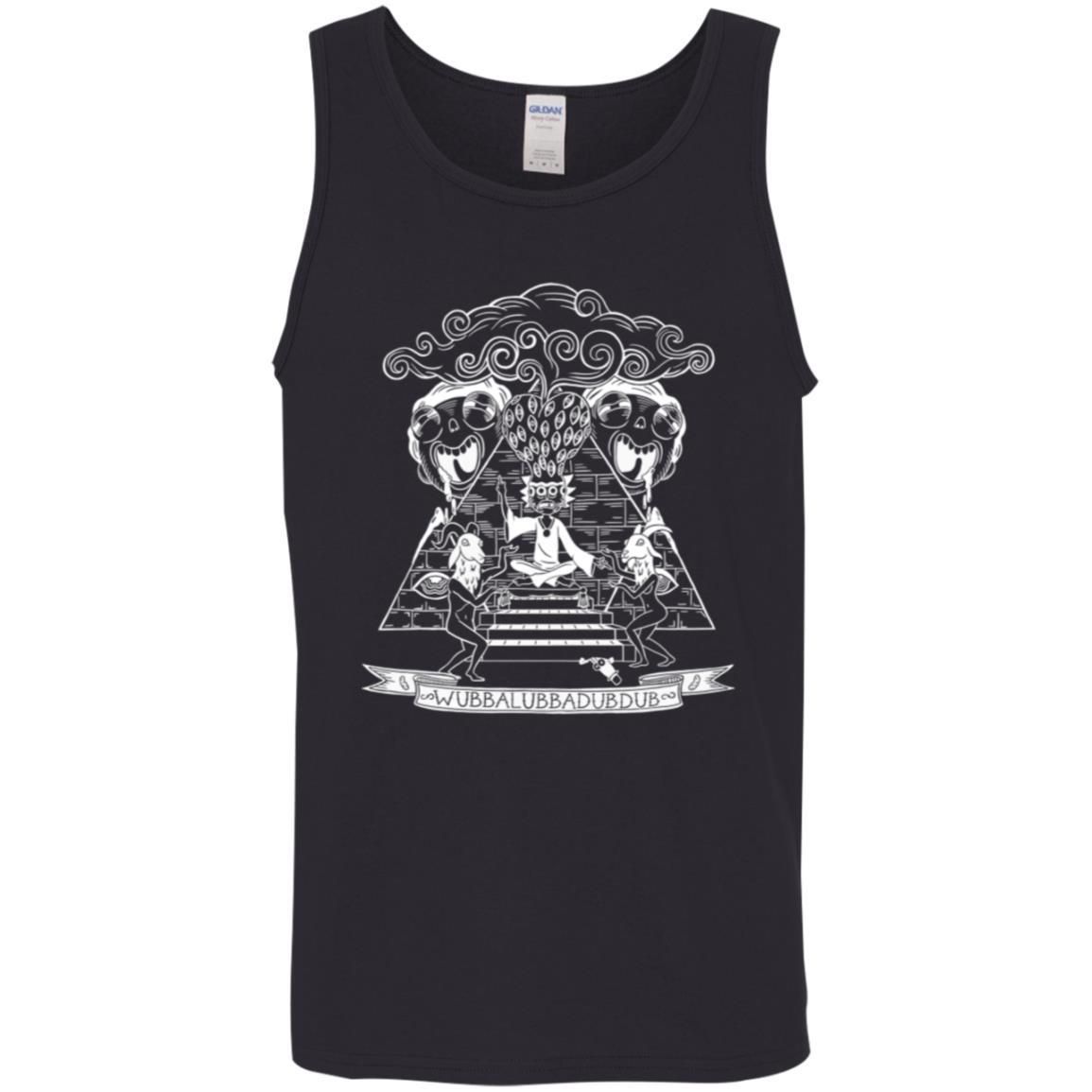 Rick And Morty Wubba Lubba Dub Dub Pyramid Men Tank Top