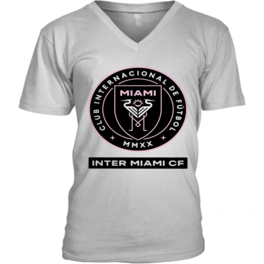 Club Internacional De Futbol Inter Miami Cf V-Neck T-Shirt