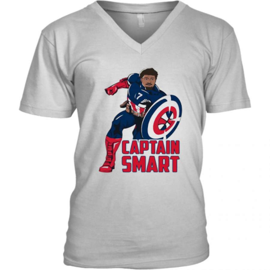 Captain Smart Marcus Smart Boston Celtics V-Neck T-Shirt