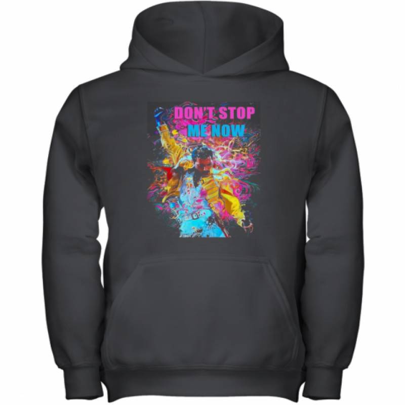 Freddie Mercury Don'T Stop Me Now Youth Hoodie