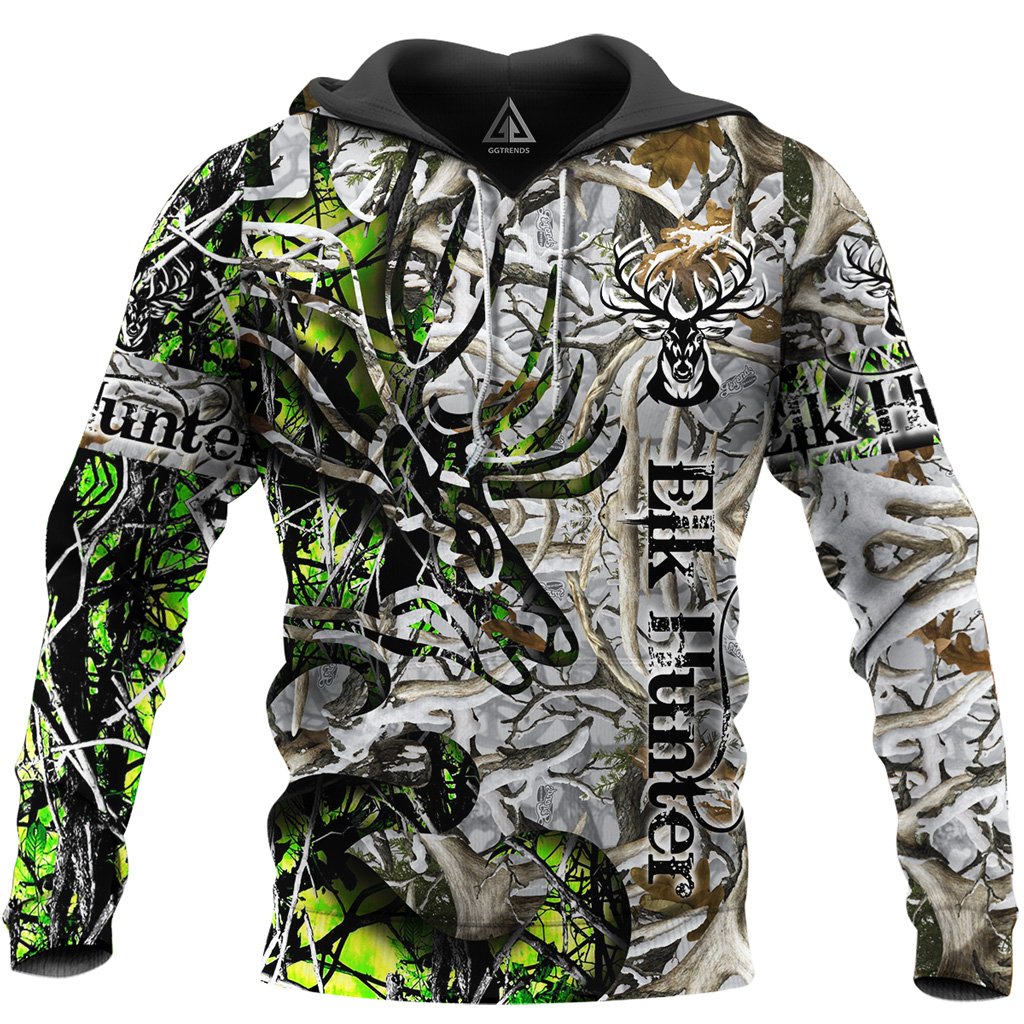 Elk Hunting 3D All Over Print | Hoodie | Unisex | Full Size | Adult | Colorful | HT4230