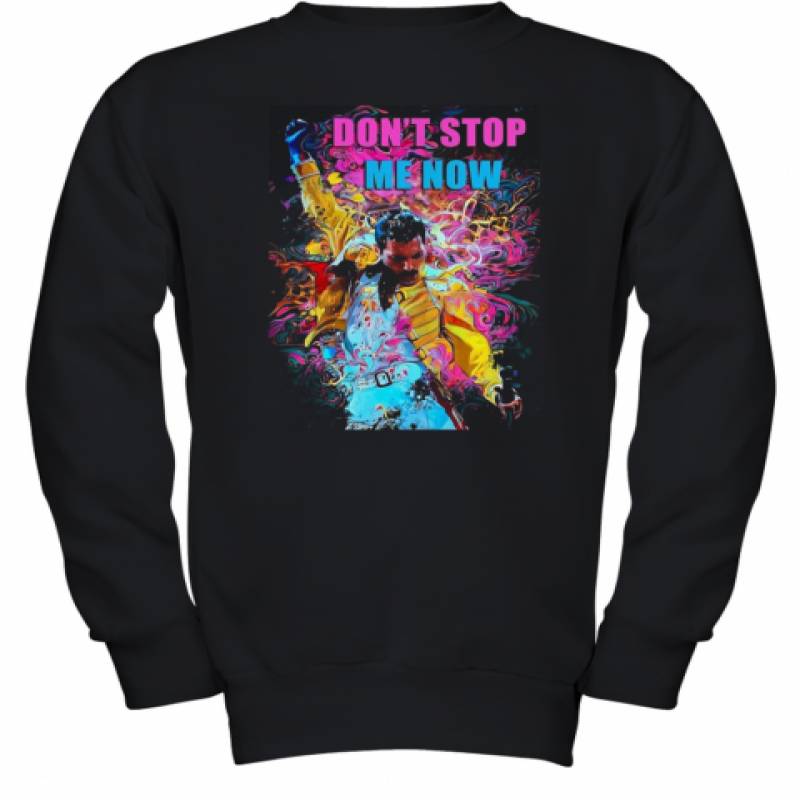 Freddie Mercury Don'T Stop Me Now Youth Sweatshirt