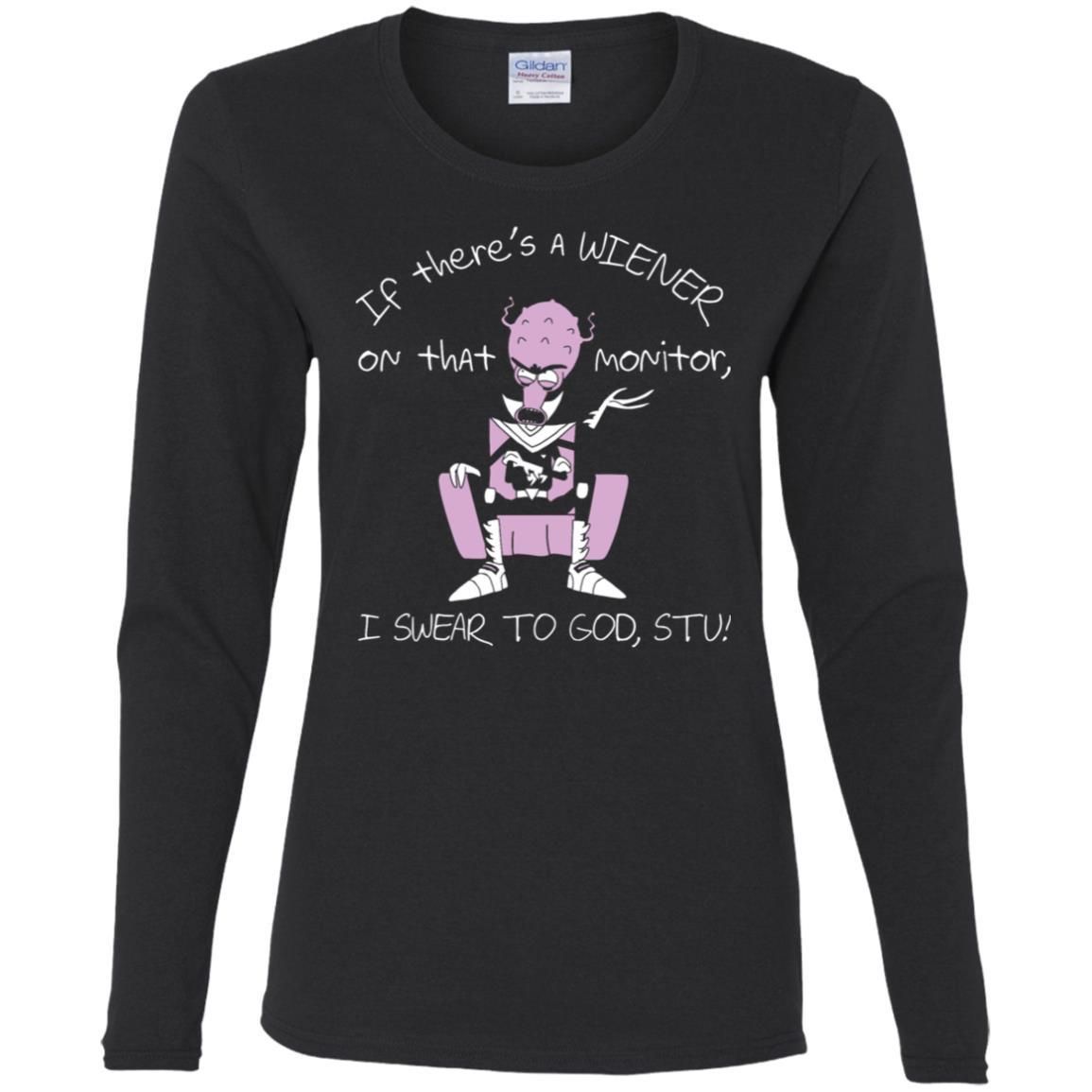 Rick And Morty If Theres A Wiener Women Long Sleeve Shirt