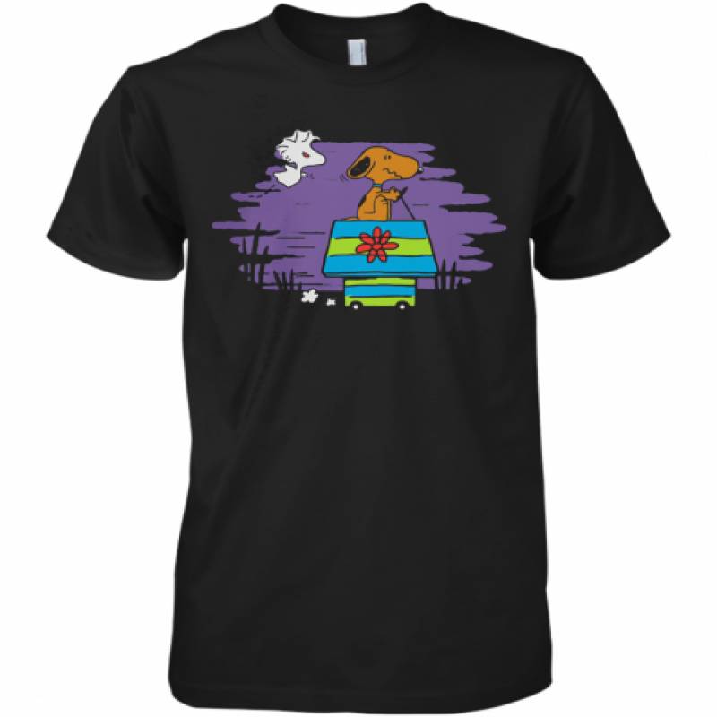 Halloween Snoopy And Woodstock Home Premium Men's T-Shirt