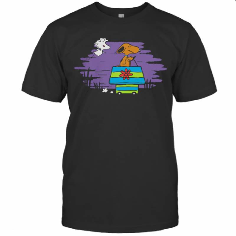 Halloween Snoopy And Woodstock Home T-Shirt