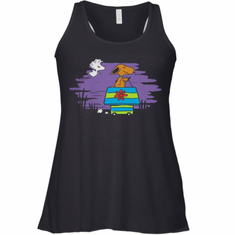 Halloween Snoopy And Woodstock Home Racerback Tank