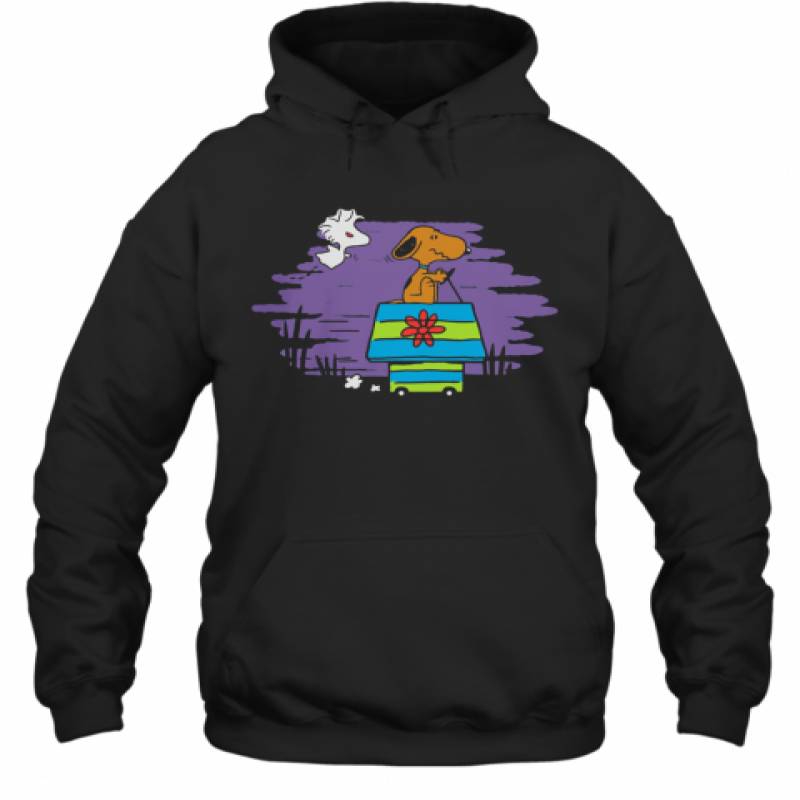 Halloween Snoopy And Woodstock Home Hoodie