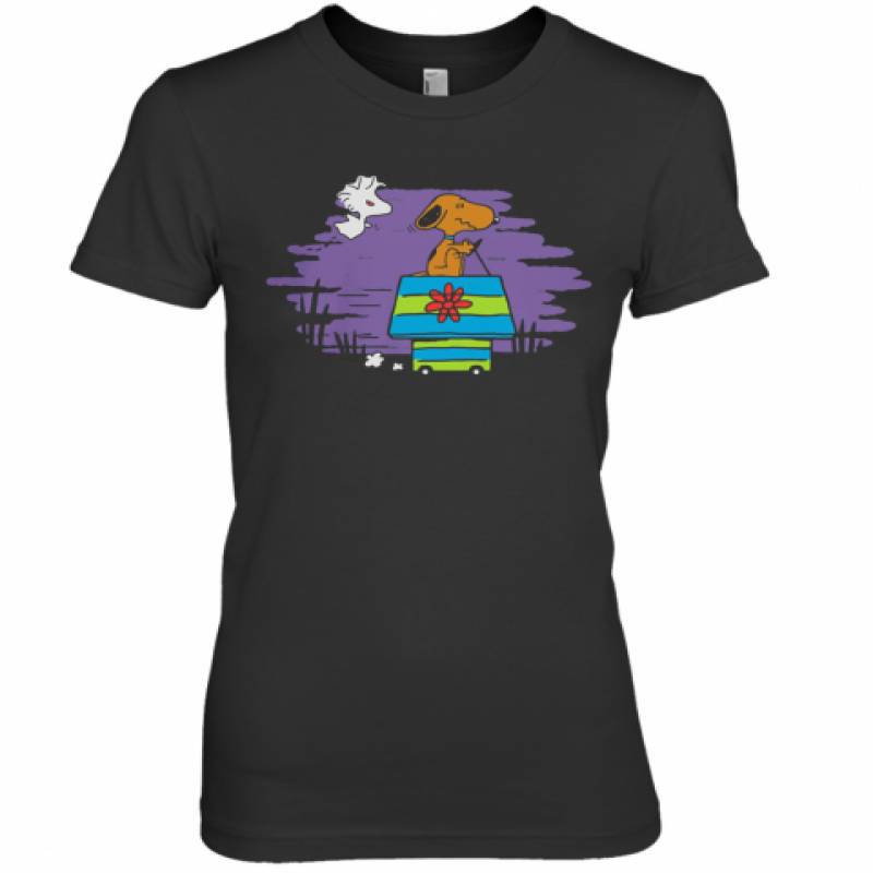 Halloween Snoopy And Woodstock Home Premium Women's T-Shirt