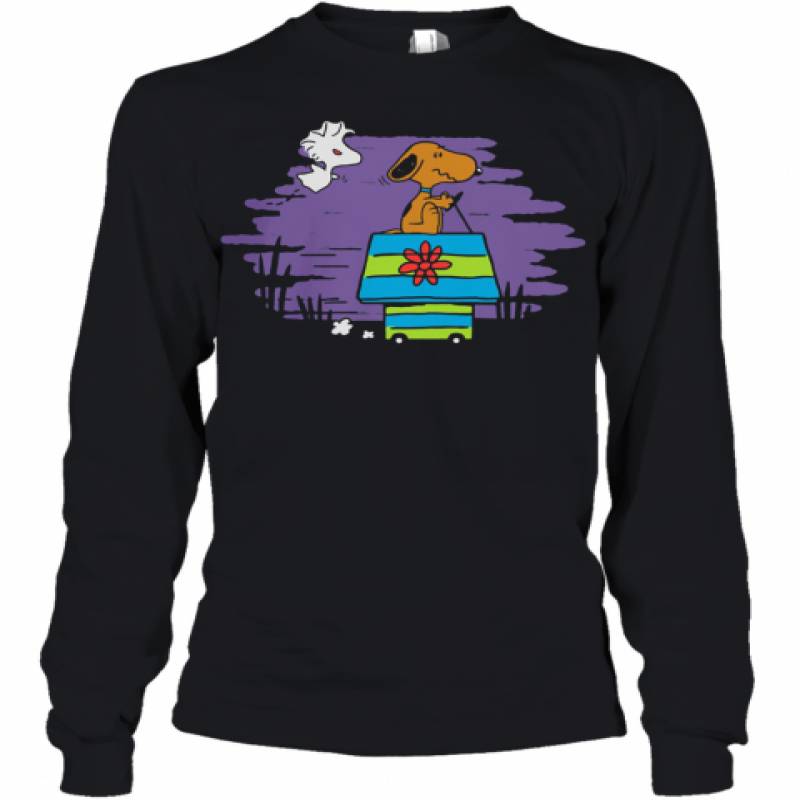 Halloween Snoopy And Woodstock Home Youth Long Sleeve