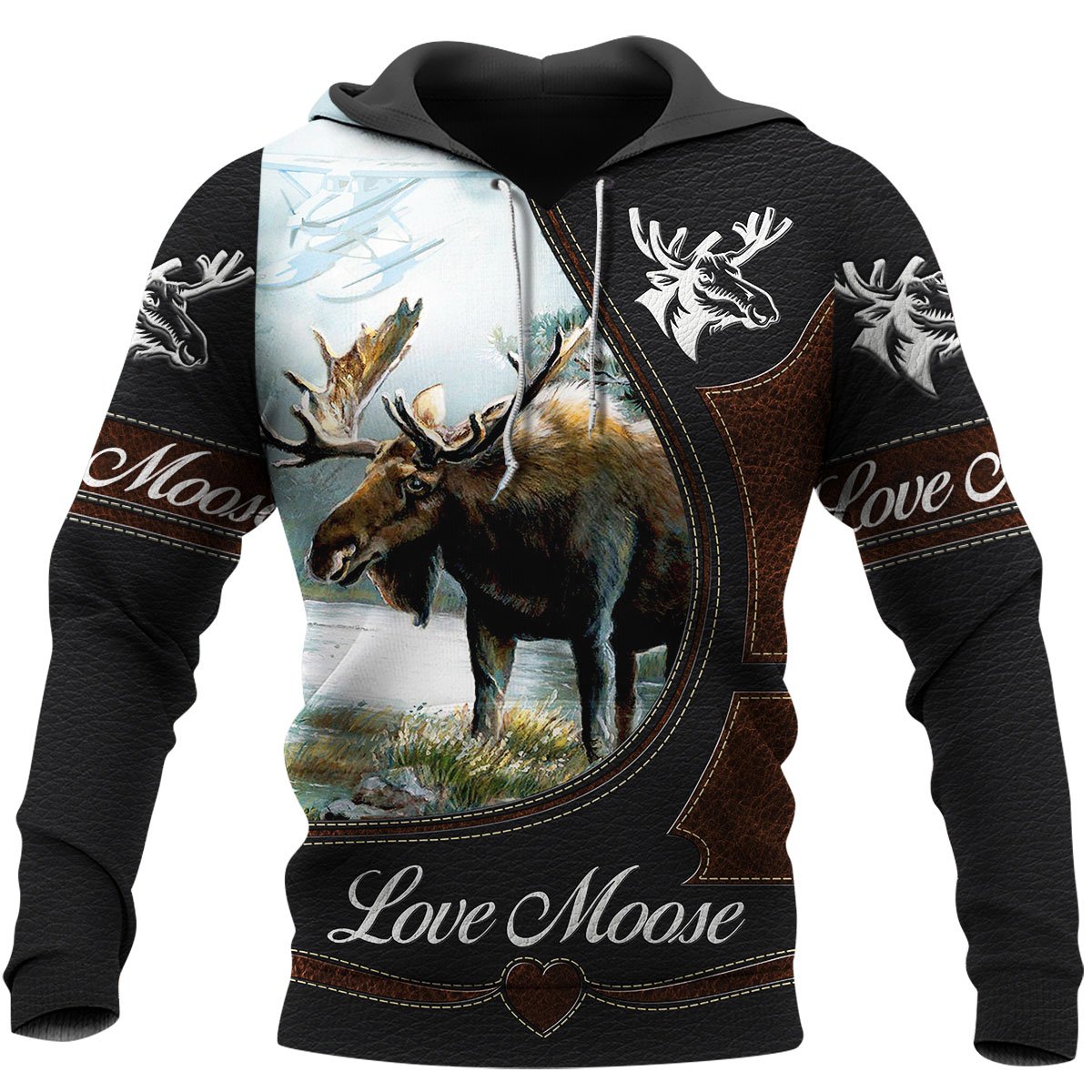 Moose Hunting 3D All Over Print | Hoodie | Unisex | Full Size | Adult | Colorful | HT4338