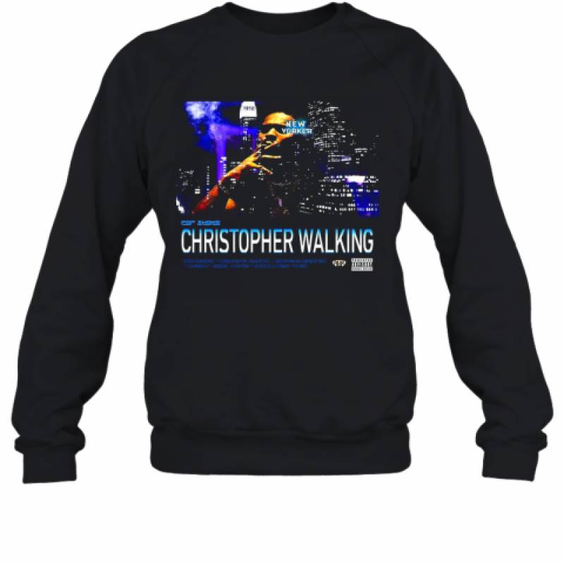 Christopher Walking Realpopsmoke Merch Pop Smoke King Of New York Sweatshirt