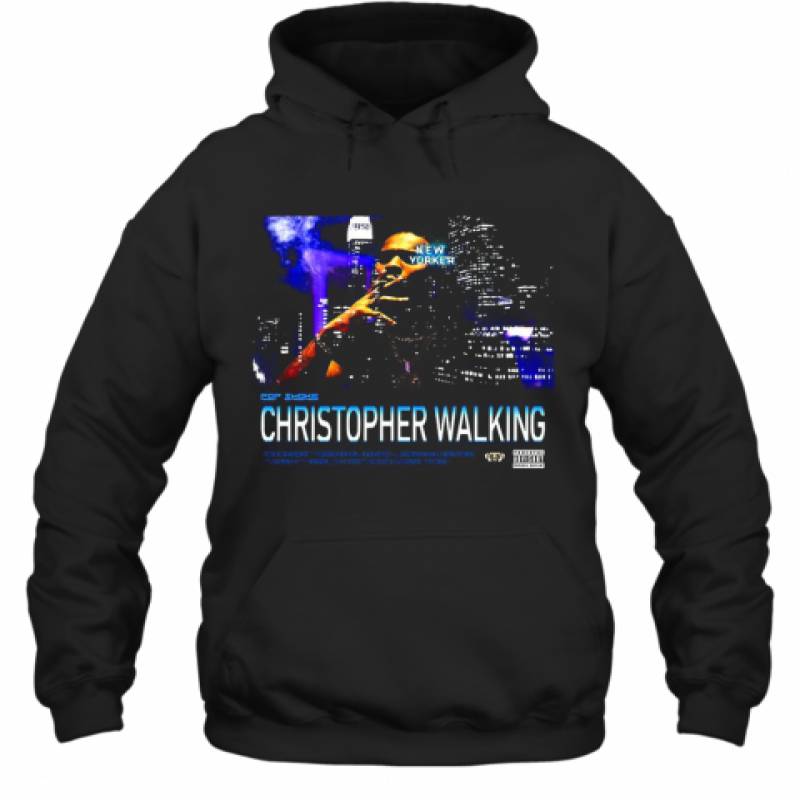 Christopher Walking Realpopsmoke Merch Pop Smoke King Of New York Hoodie