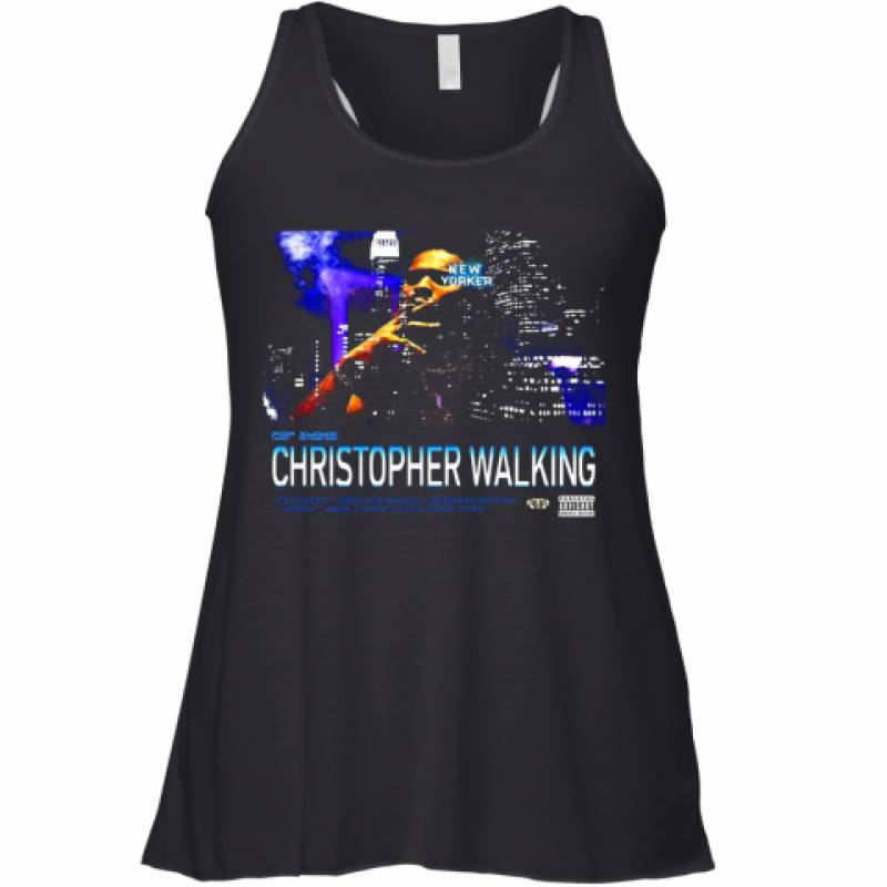 Christopher Walking Realpopsmoke Merch Pop Smoke King Of New York Racerback Tank