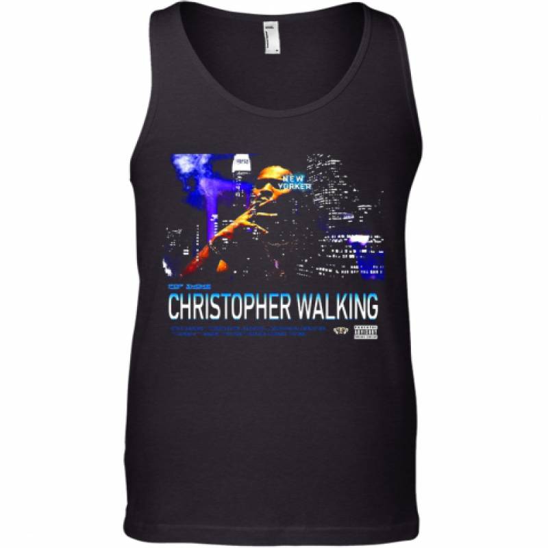 Christopher Walking Realpopsmoke Merch Pop Smoke King Of New York Tank Top