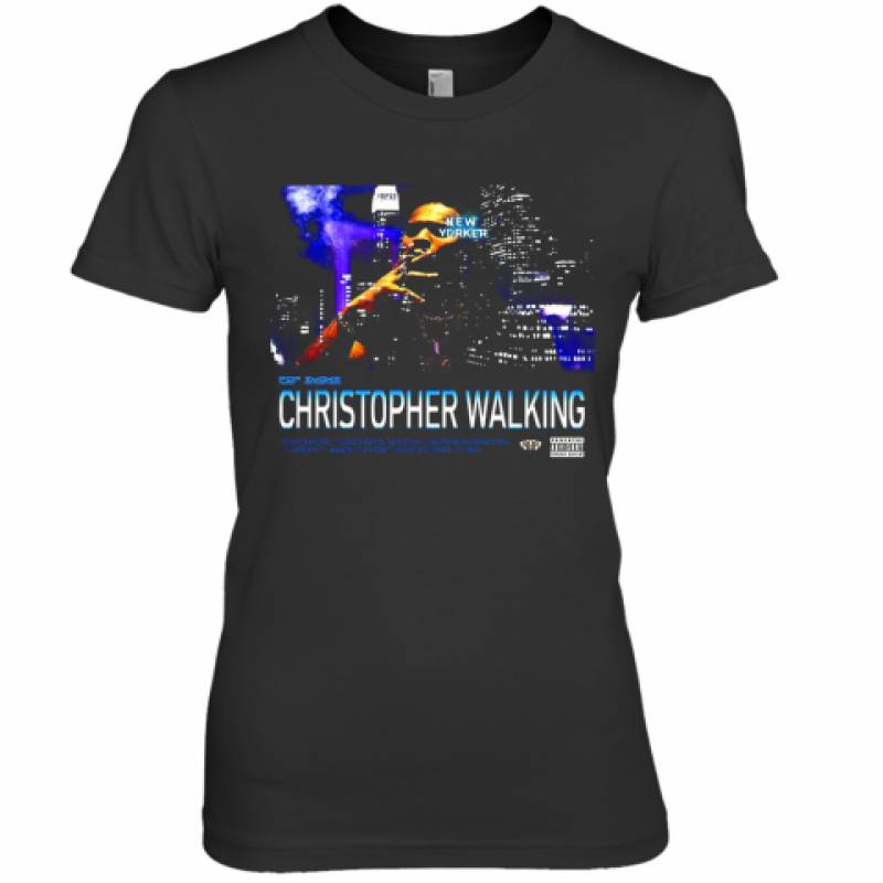 Christopher Walking Realpopsmoke Merch Pop Smoke King Of New York Premium Women's T-Shirt