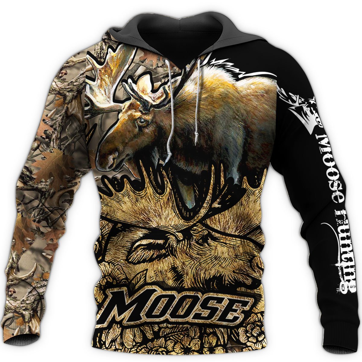 Moose Hunting 3D All Over Print | Hoodie | Unisex | Full Size | Adult | Colorful | HT4351