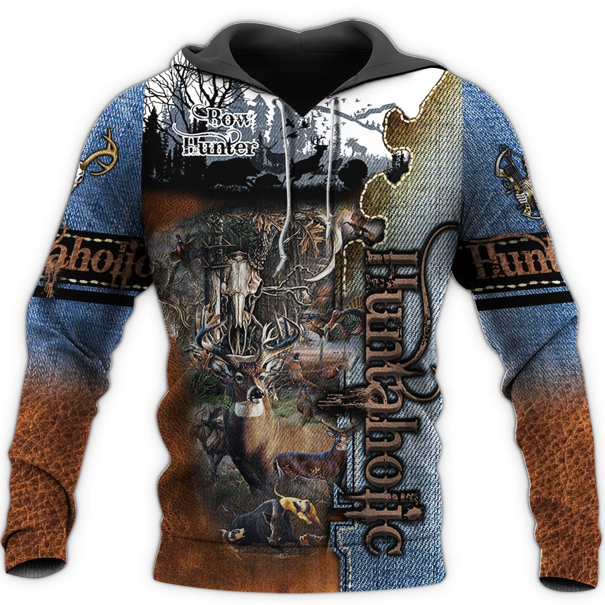 Hunting Camo 3D All Over Print | Hoodie | Unisex | Full Size | Adult | Colorful | HT4453