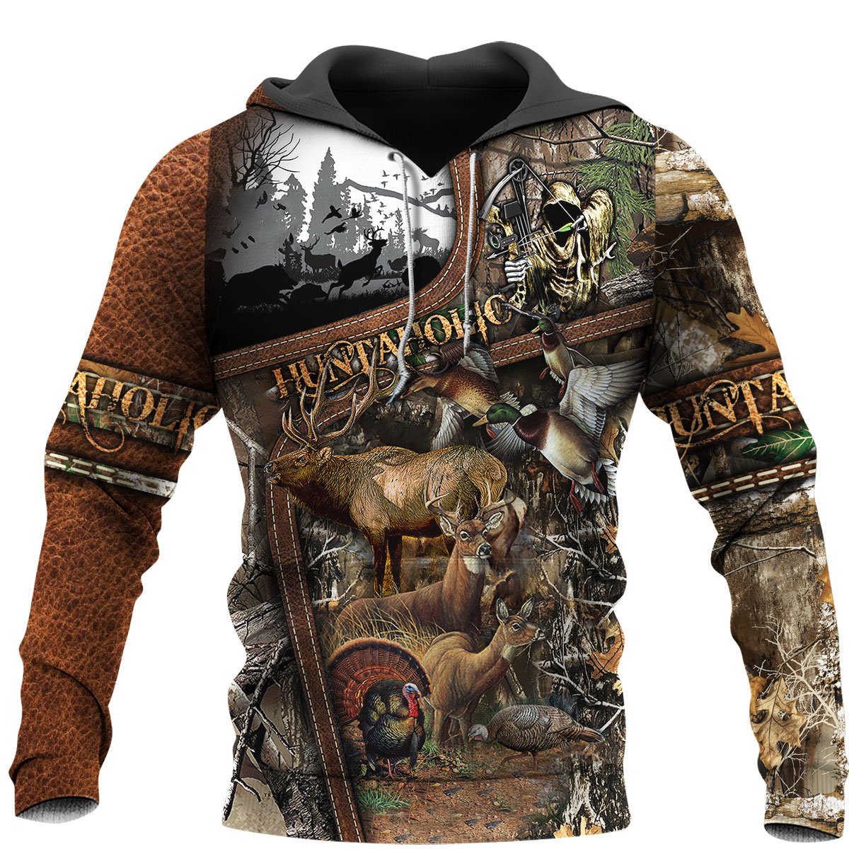 Hunting Camo 3D All Over Print | Hoodie | Unisex | Full Size | Adult | Colorful | HT4454