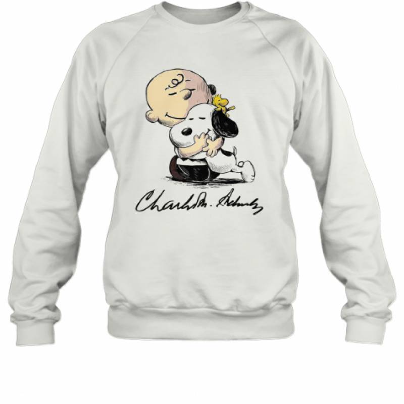 Charlie Brown Snoopy And Woodstock Art Signatures Sweatshirt