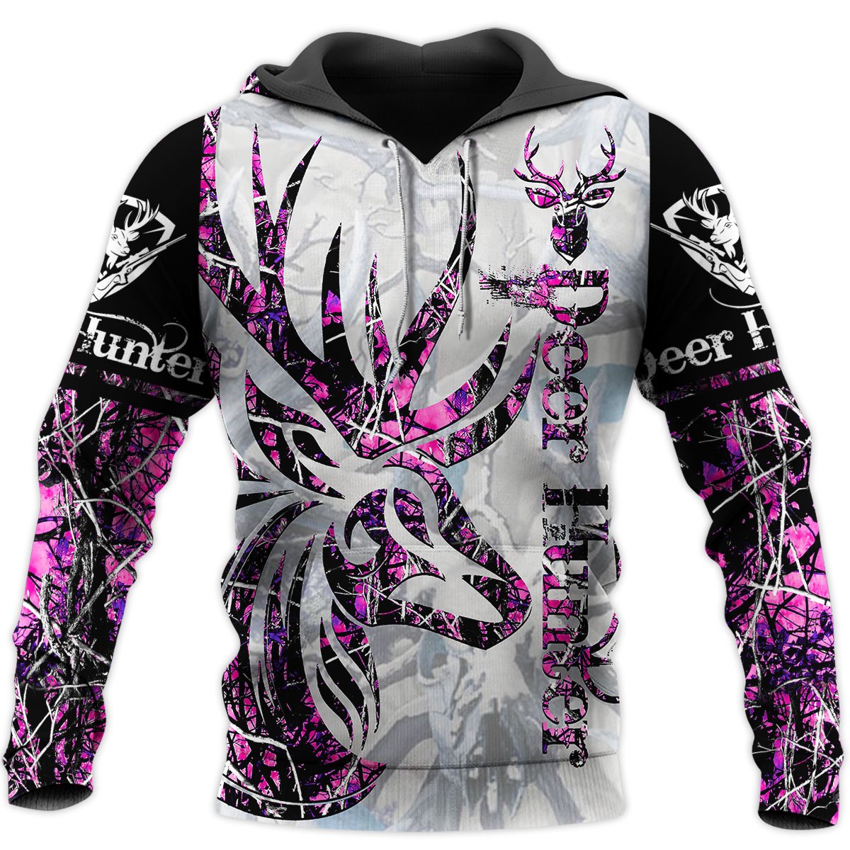 Deer Hunting Camo 3D All Over Print | Hoodie | Unisex | Full Size | Adult | Colorful | HT4463