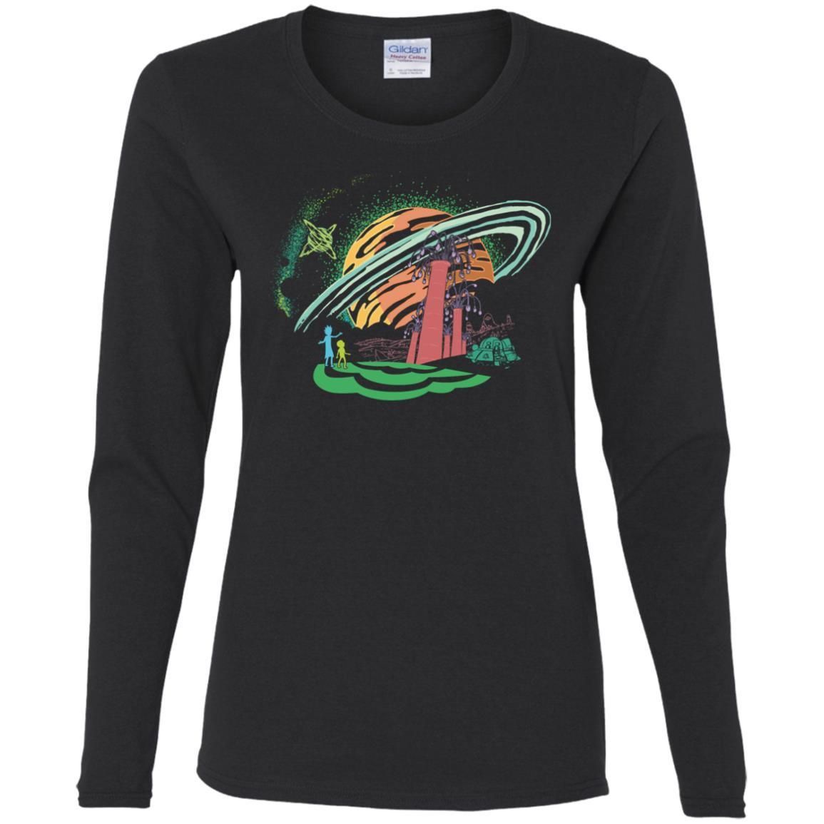 Rick And Morty Dimension Women Long Sleeve Shirt