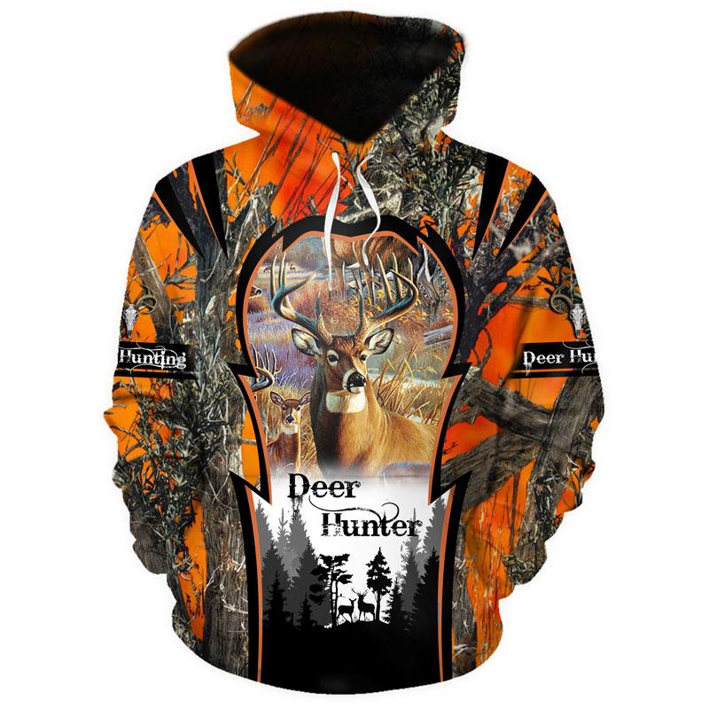 Deer Bow Hunting 3D All Over Print | Hoodie | Unisex | Full Size | Adult | Colorful | HT4384