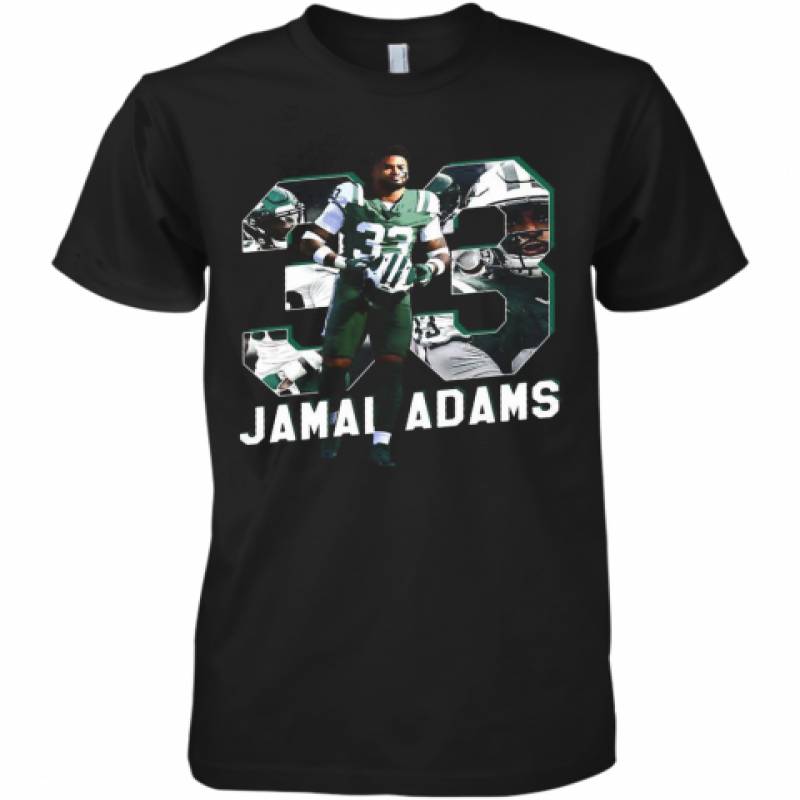 Jamal No. 33 New York Football Player Adams Premium Men's T-Shirt