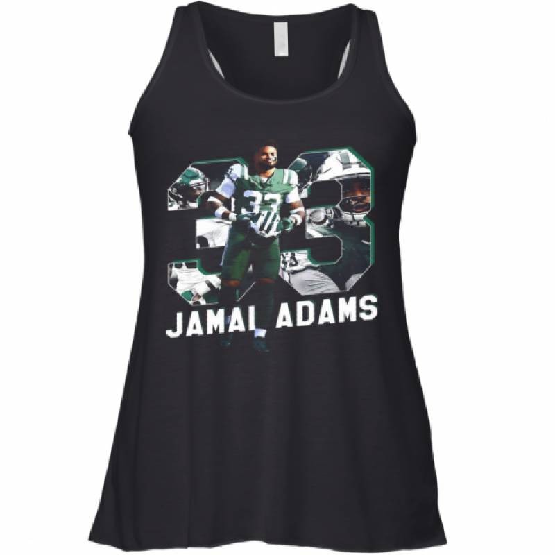 Jamal No. 33 New York Football Player Adams Racerback Tank