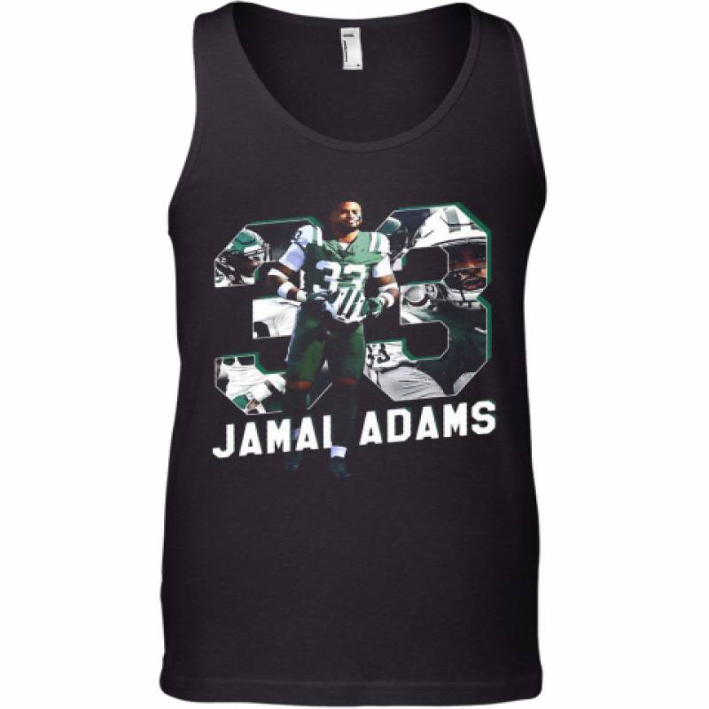 Jamal No. 33 New York Football Player Adams Tank Top