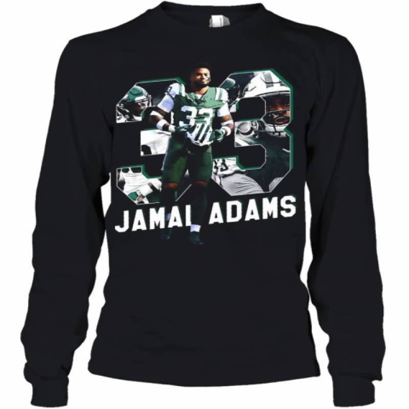 Jamal No. 33 New York Football Player Adams Youth Long Sleeve