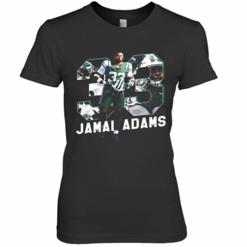 Jamal No. 33 New York Football Player Adams Premium Women's T-Shirt