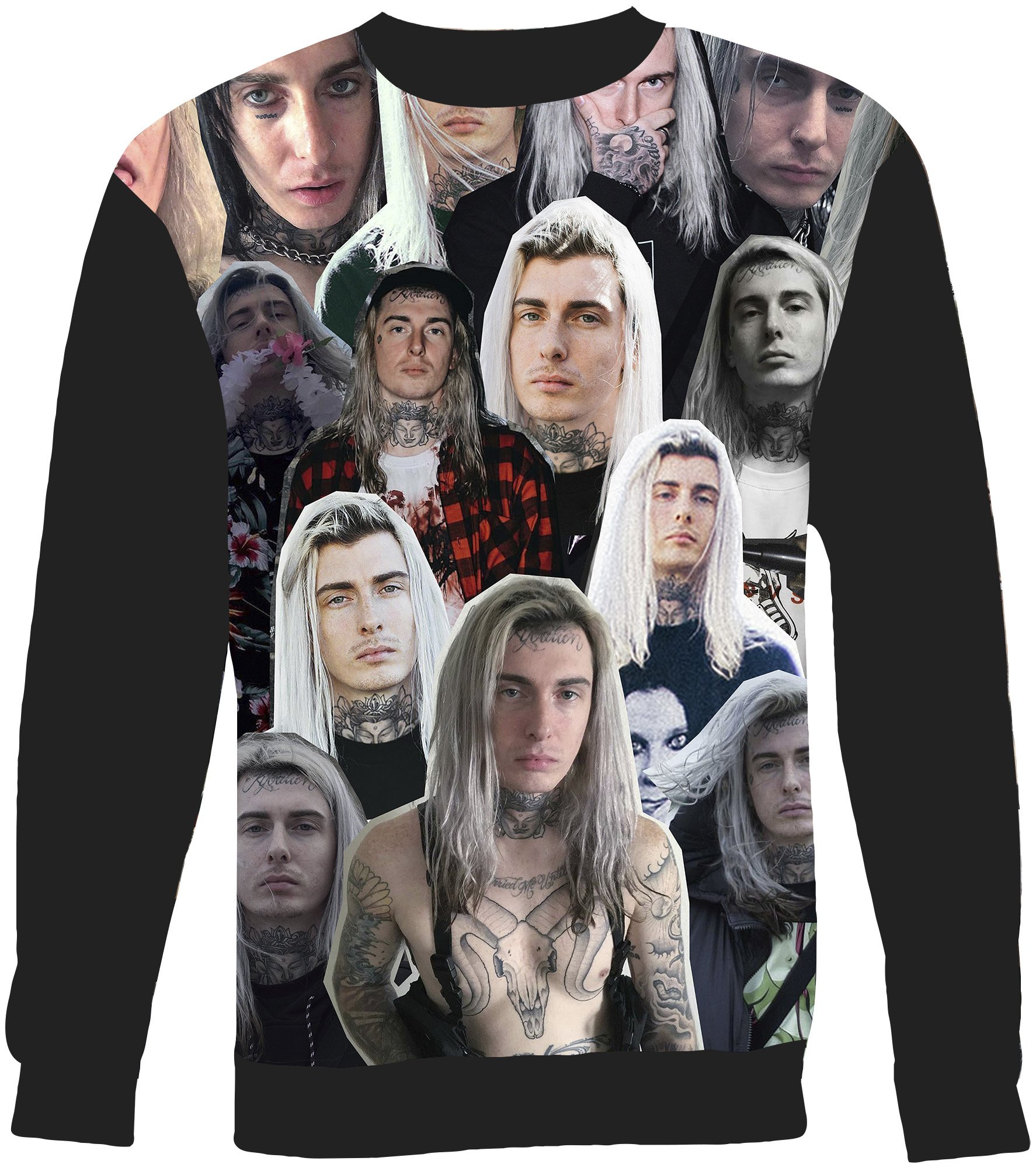 Ghostemane Photo Collage Sweatshirt