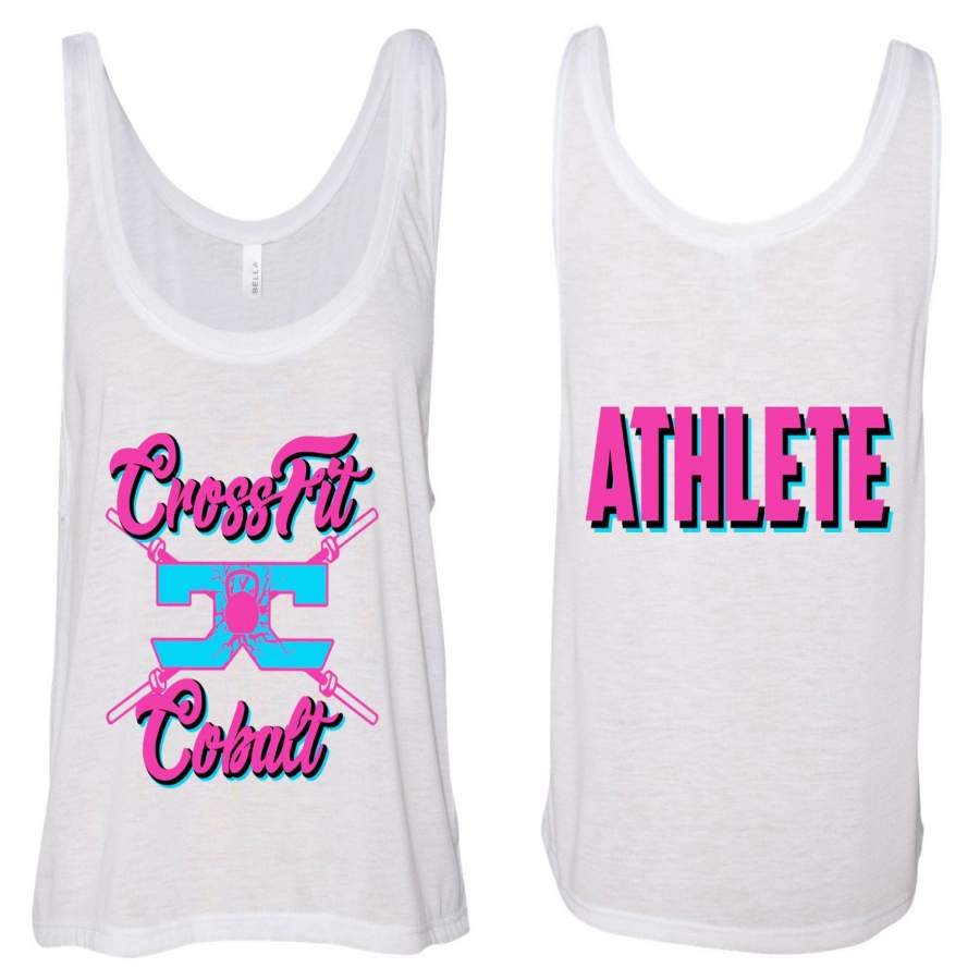 CrossFit Cobalt Ladies Miami Boxy Tank 8880