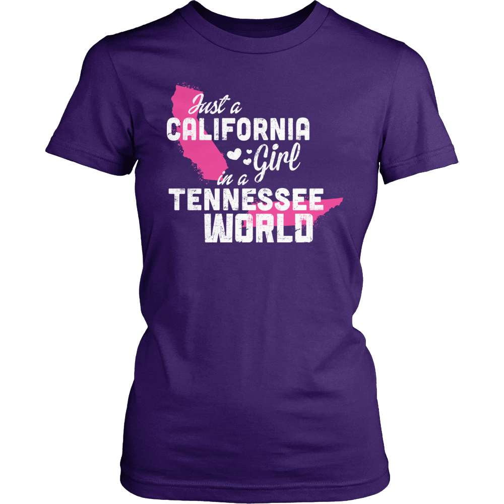 California T-Shirt Design – California Girl Tennessee World