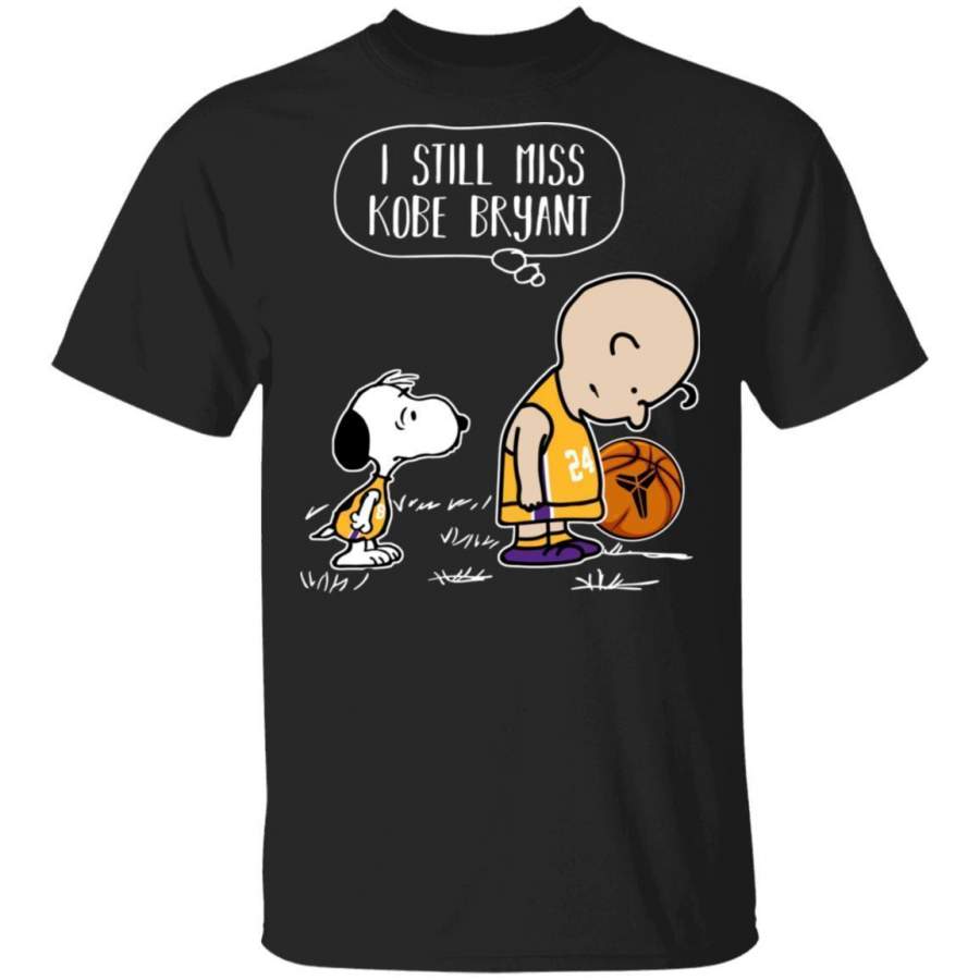 I Still Miss Kobe Bryant T-shirt Charlie Brown And Snoopy Tee