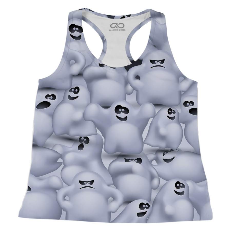 Ghost Toon Racerback-Tank