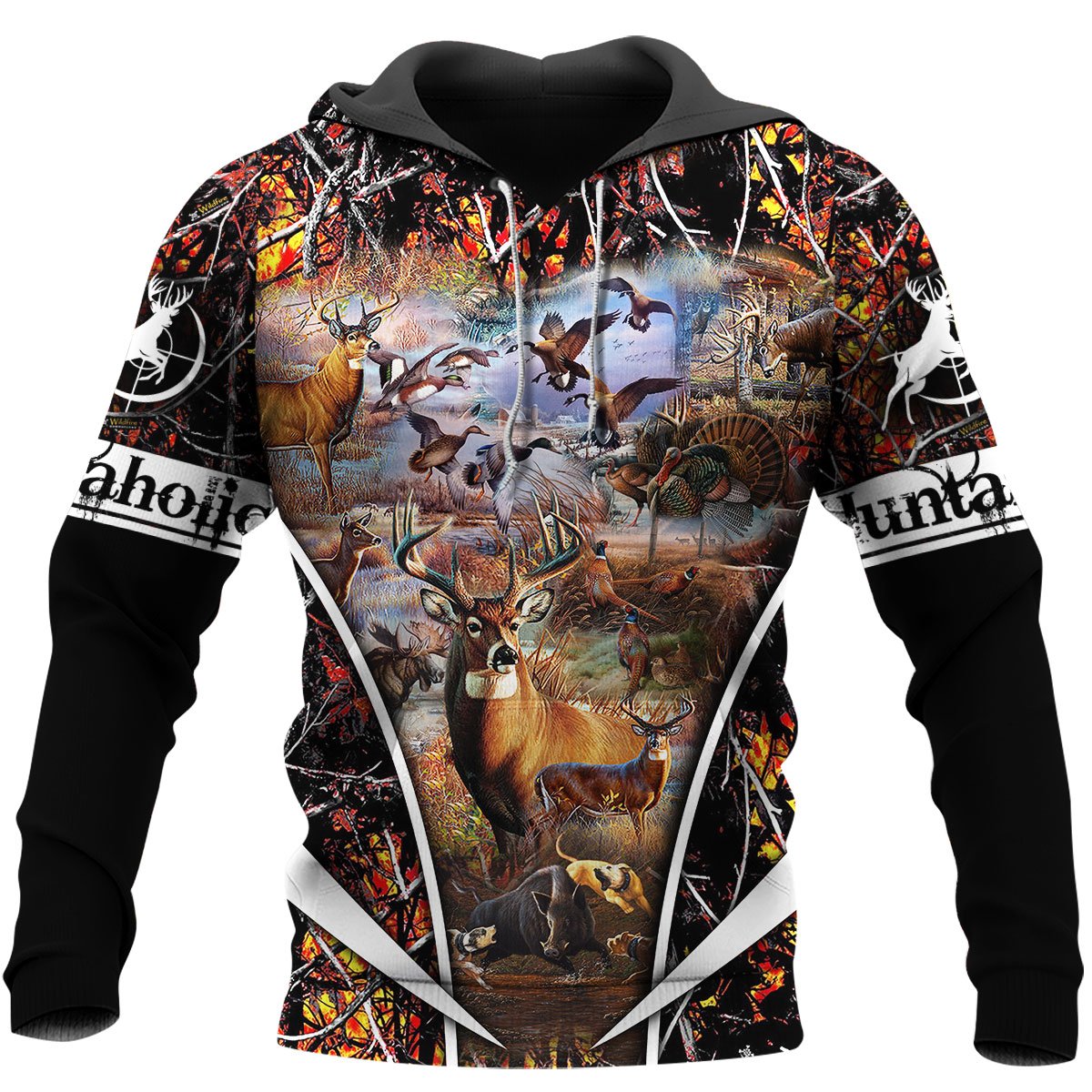 Camo Hunting Deer 3D All Over Print | Hoodie | Unisex | Full Size | Adult | Colorful | HT4417