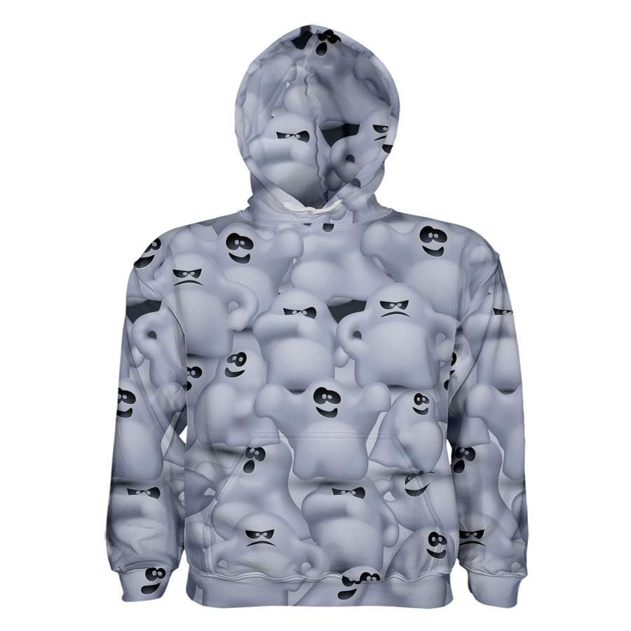 Ghost Toon Pullover Hoodie