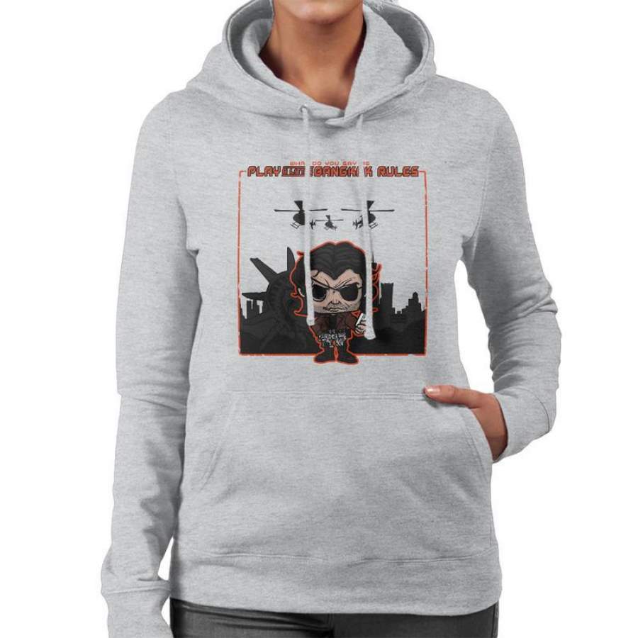 Bangkok Rules Snake Plissken Escape From New York La Hooded Sweat Shirt