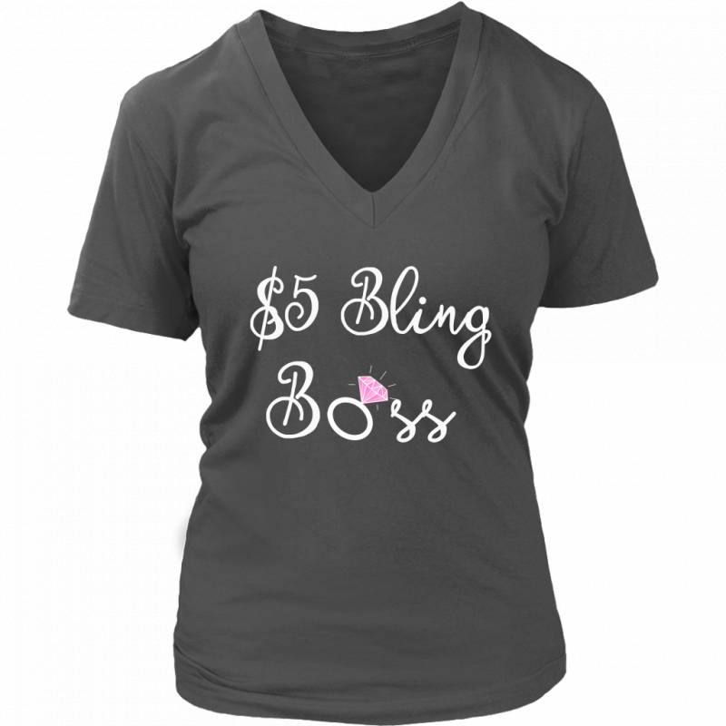 Five Dollar Bling Boss VNeck