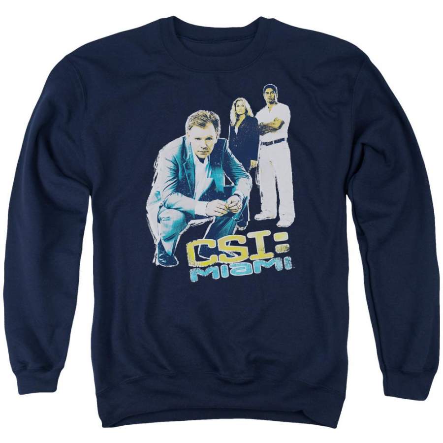 Csi:Miami – In Perspective Adult Crewneck Sweatshirt